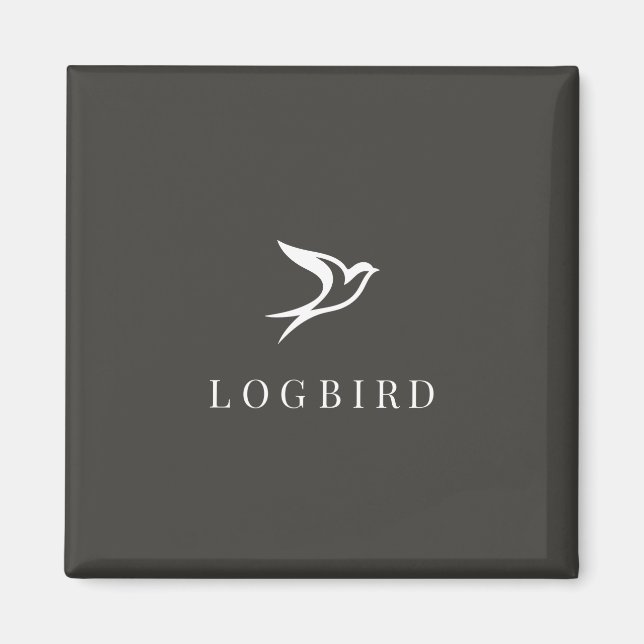 LOGBIRD — Square Magnet (Front)