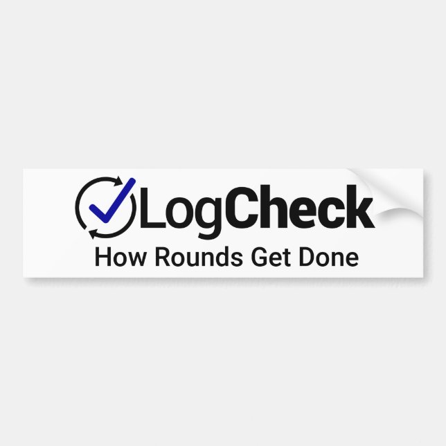 LogCheck Bumper Sticker (Front)