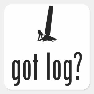 Logger Square Sticker