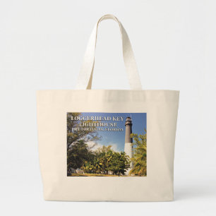 Loggerhead Key Lighthouse, Dry Tortugas Florida Large Tote Bag
