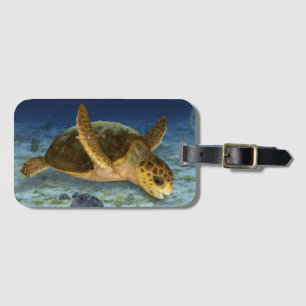 Loggerhead Sea Turtle in Habitat Luggage Tag