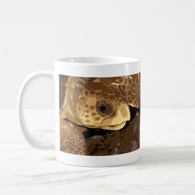 Loggerhead Sea Turtles Graphic Coffee Mug (Left)