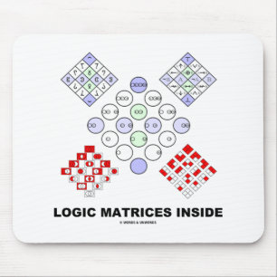 Logic Matrices Inside (Boolean Logic) Mouse Pad