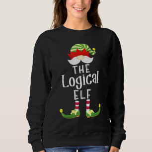 Logical Elf Group Christmas Pajama Party Sweatshirt