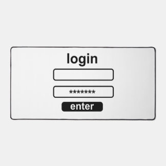 Login Desk Mat