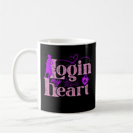 Login to my heart. Valentine's Day.Mug Coffee Mug