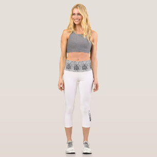 Logings with French Bulldog Flo Capriose Capri Leggings