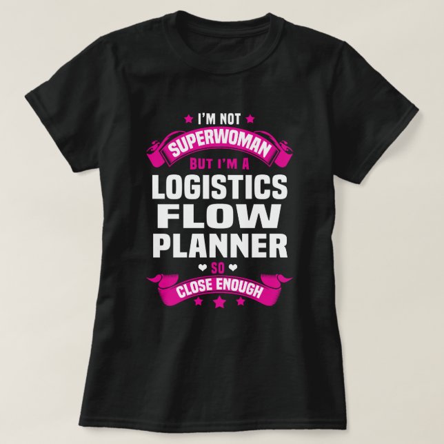 Logistics Flow Planner T-Shirt (Design Front)