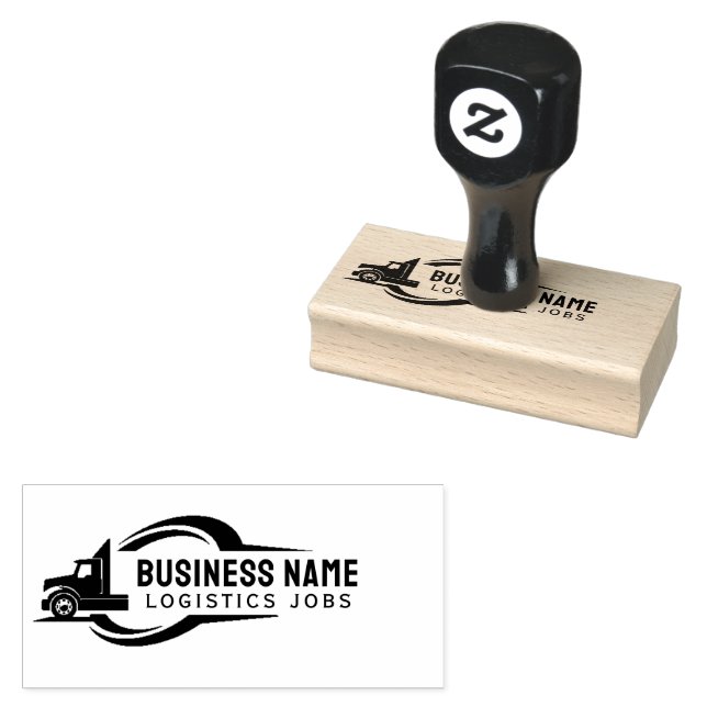  logistics jobs rubber stamp (Stamped)