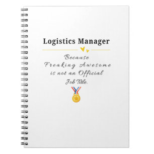 Logistics Manager Notebook