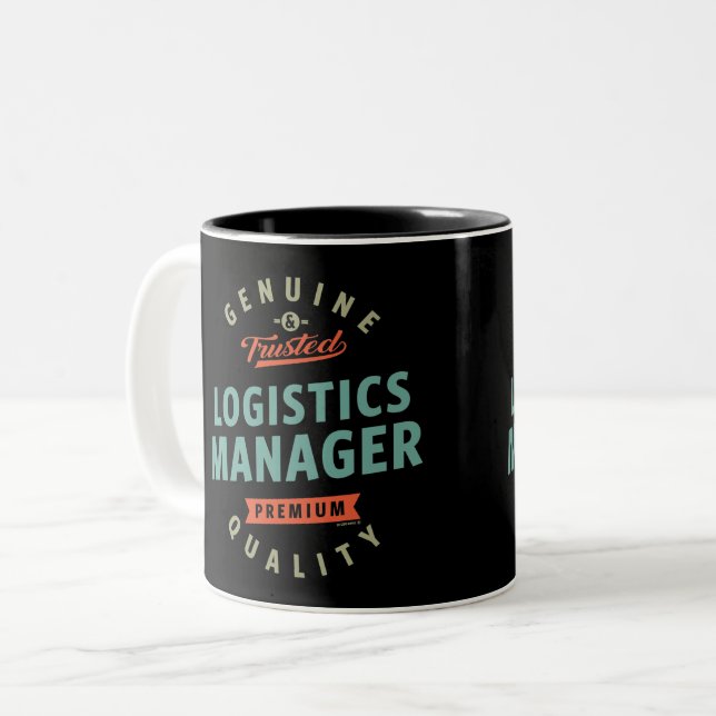Logistics Manager Two-Tone Coffee Mug (Front Left)