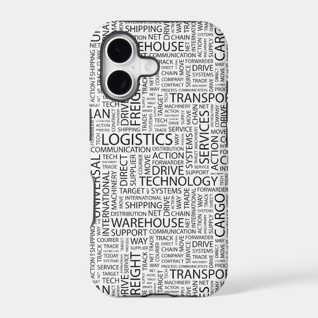 LOGISTICS pattern with words (Back)