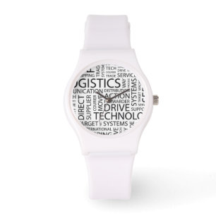 LOGISTICS pattern with words Watch