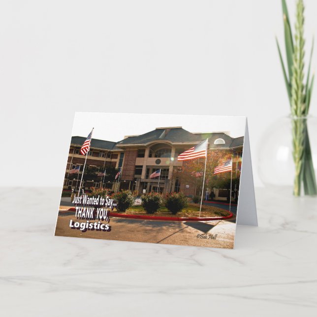 Logistics Thank You Card (Front)