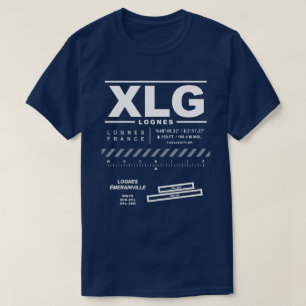 Lognes Émerainville Aerodrome Airport XLG T-Shirt
