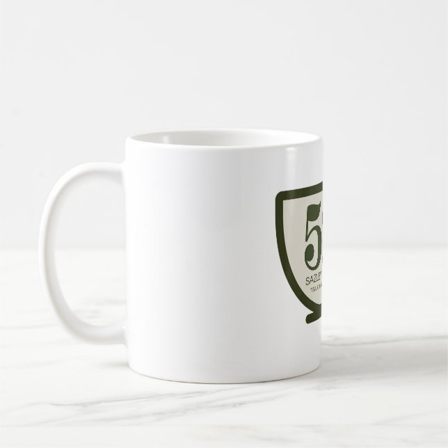 logo 52 Sazley Brand Tea & coffee house Coffee Mug (Left)