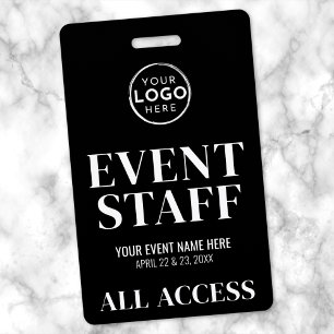Logo All Access Event Staff ID Badge