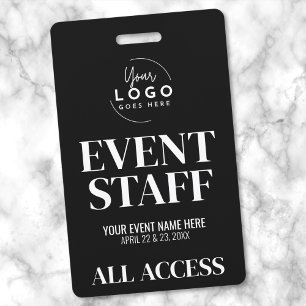 Logo All Access VIP Event Staff ID Badge