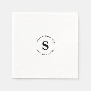 Logo and Company Business Napkin