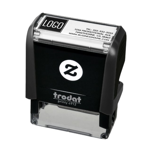 Logo and Company Details Self-inking Stamp (Product)
