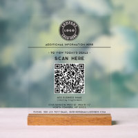 Logo and QR Code Business Promotional Advert