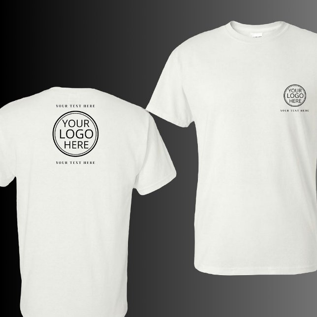  Logo And Text Business Corporation Promotional  T-Shirt (Creator Uploaded)