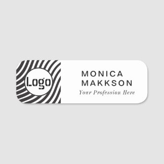 Logo And Title Name Tag