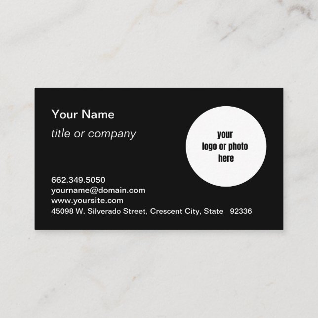 Logo Appointment Cards (Back)