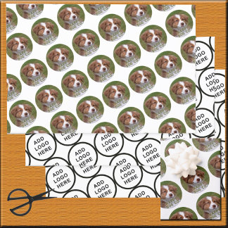 Logo Art Slogan Custom Photo Create It Yourself Wrapping Paper Sheet