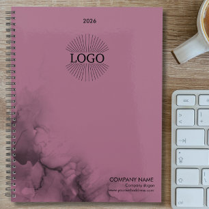 Logo Black Blush Pink Business 2026 Planner