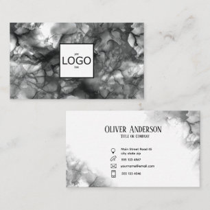 Logo Black ink Business Card