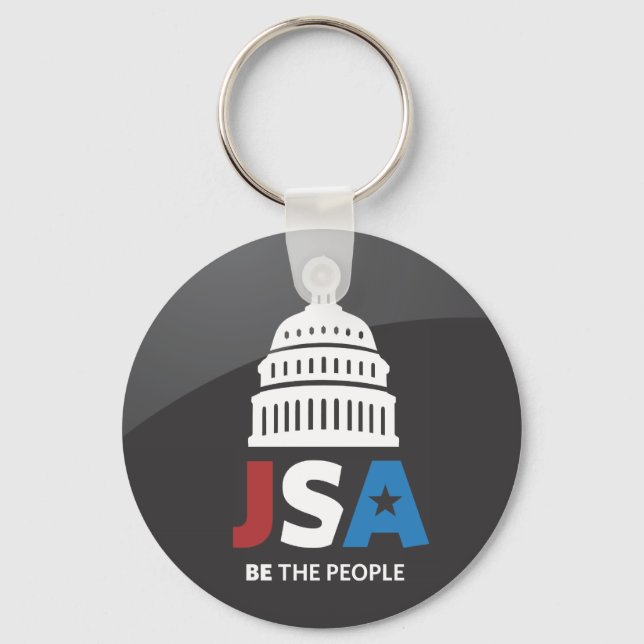 Logo Black Keychain (Front)