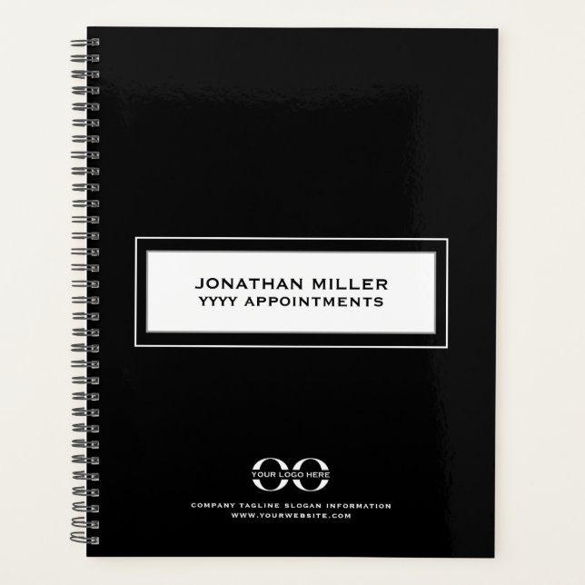 Logo Black White Business Planner (Front)