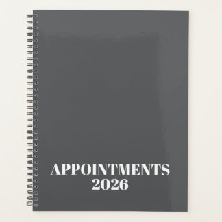 Logo black white monogram initials business 2026  planner