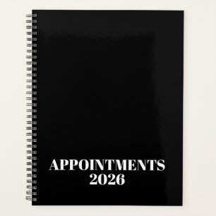 Logo black white monogram initials business 2026  planner