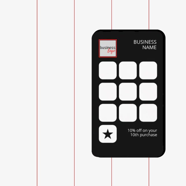LOGO BRAND PROFESSIONAL COMPANY BLACK LOYALTY CARD (Creator Uploaded)