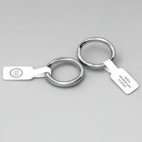 Logo Branded Barbell Jewellery Sticker Price Tags