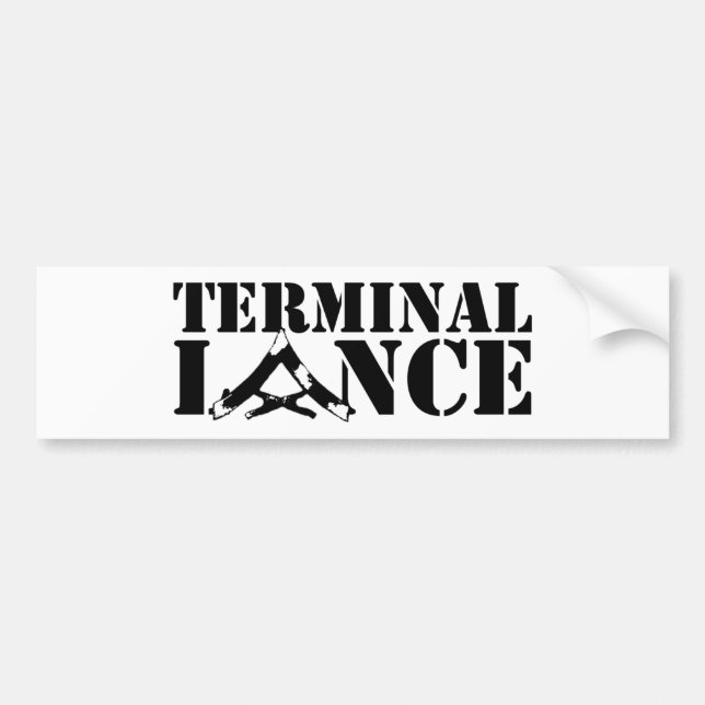 Logo Bumper Sticker B&W (Front)