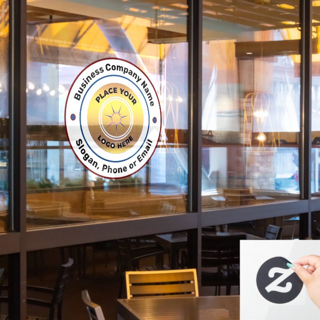 Logo Business Branded Promotional Custom (Restaurant Window)