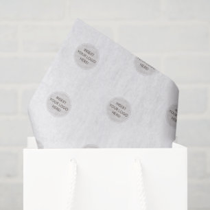 LOGO BUSINESS BRANDING modern simple large Tissue Paper