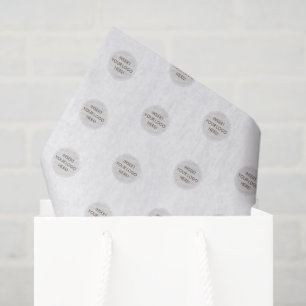 LOGO BUSINESS BRANDING modern simple professiona Tissue Paper