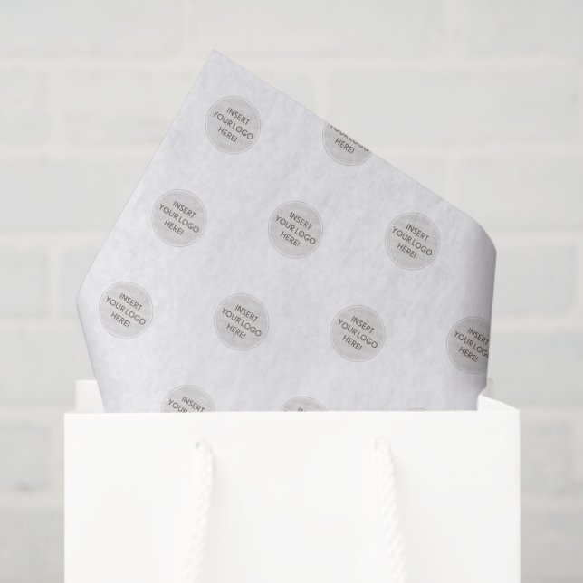 LOGO BUSINESS BRANDING modern simple professional Tissue Paper (Gift Bag)