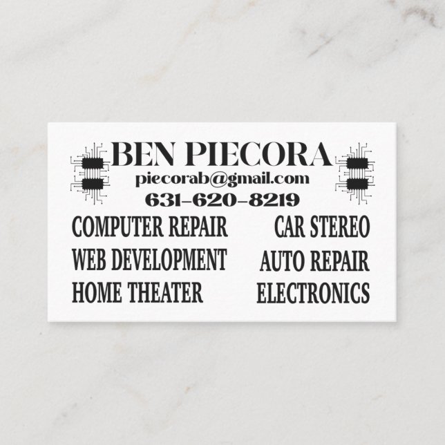 Logo Business Card (Front)