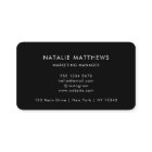 Logo Business Card | Modern Professional Black