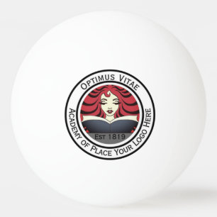 Logo Business Colourful Round Ping Pong Ball