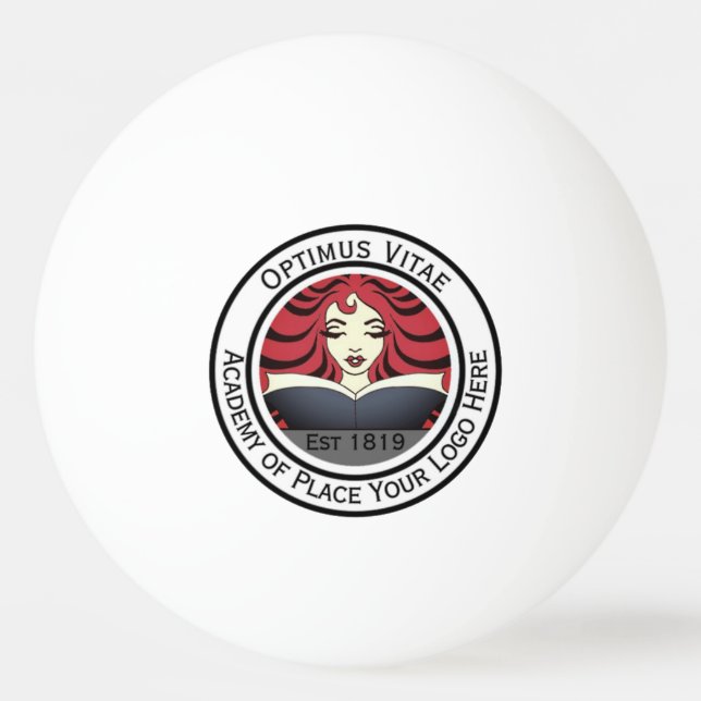 Logo Business Colourful Round Ping Pong Ball (Front)
