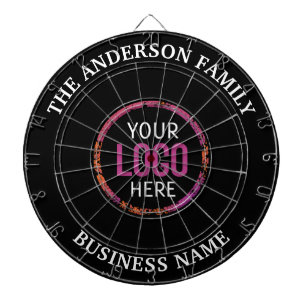 Logo Business Company Branded Dartboard