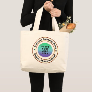 Logo Business Company Professional Custom Large Tote Bag