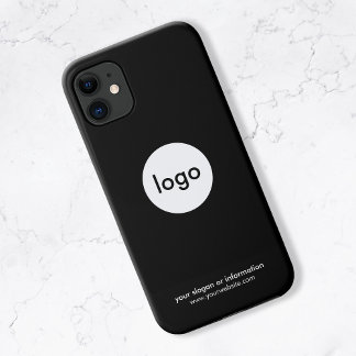 Logo Business Company Simple Minimalist iPhone 11 Case