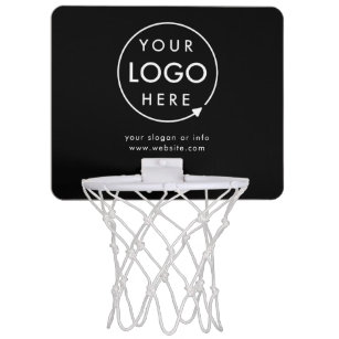 Logo   Business Corporate Company Minimalist Mini Basketball Hoop